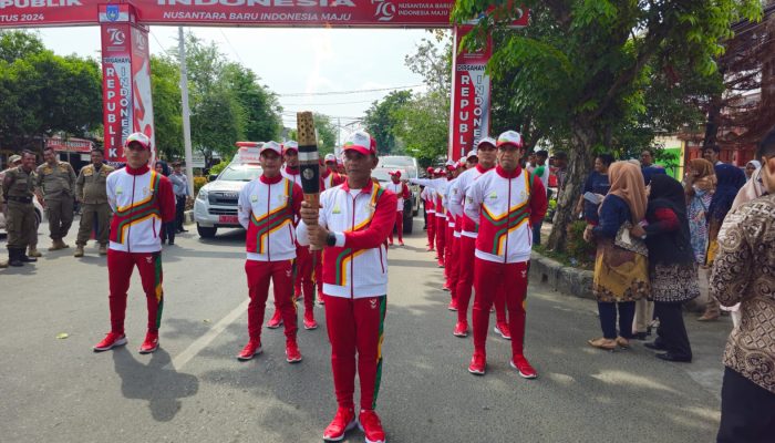 Api PON Aceh-Sumut Tiba di Kota Langsa, Disambut Antusias Warga