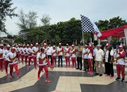 Kapolres Langsa Bersama Unsur Forkopimda Sambut Api PON di Kota Langsa
