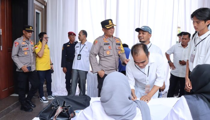 Kapolres Langsa Pimpin Pengamanan Pengundian Nomor Urut Calon Wali Kota dan Wakil Wali Kota 2024