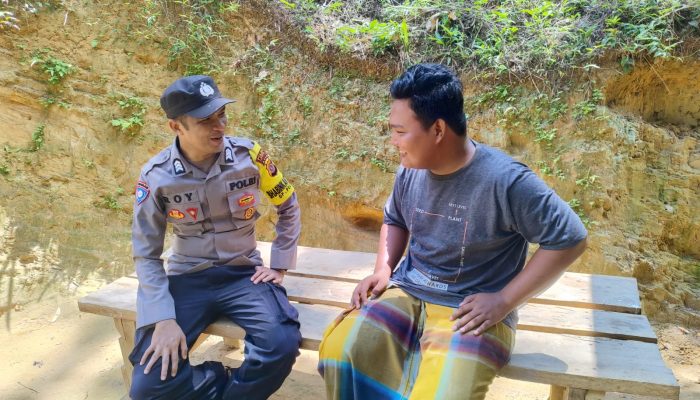 Himbauan Pilkada, Polsek Birem Bayeun Sampaikan Pesan Kamtibmas