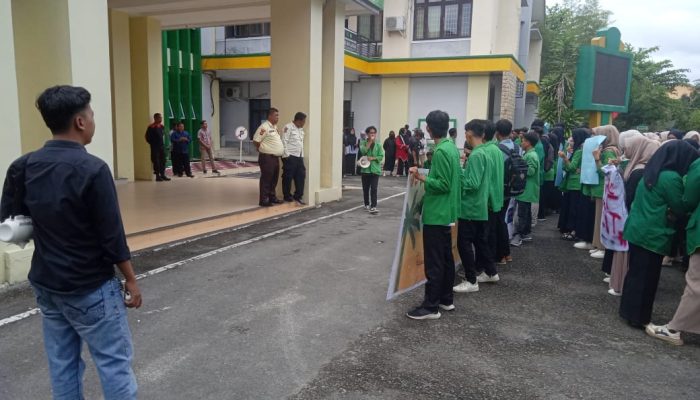 Demo Mahasiswa IAIN Langsa Tuntut Kebebasan dan Penurunan UKT, Rektor Dianggap Lamban