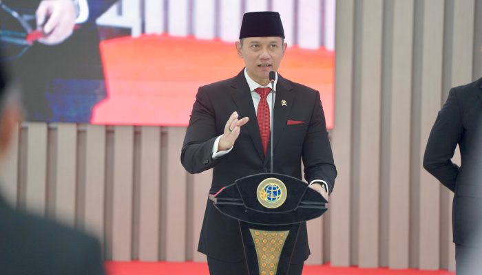 Lantik 67 Pejabat Struktural dan Fungsional, Menteri AHY Harapkan Jajaran Kementerian ATR/BPN Bangun Semangat Integritas
