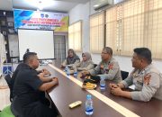 Peningkatan Keamanan, Polres Langsa Berikan Bimbingan kepada Security Kantor Pertanahan Kota Langsa