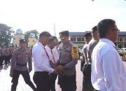 28 Personel Berprestasi Terima Penghargaan di Polres Langsa atas Keberhasilan Ungkap Kasus Narkotika