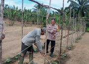 Bhabinkamtibmas Polsek Sungai Raya Sambangi Warga Desa Glumpang Payong Jelang Pilkada 2024
