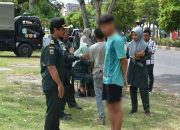 Puluhan Pria Terjaring Razia Busana di Banda Aceh: Satpol PP dan WH Gelar Penertiban Pakaian
