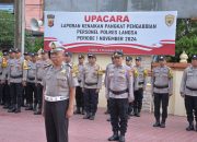 Kapolres Langsa Pimpin Upacara Kenaikan Pangkat Pengabdian: Penghargaan untuk AKP Roesim