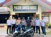 Polsek Langsa Barat Tangkap Pelaku Penggelapan Sepeda Motor, Barang Bukti Berhasil Diamankan