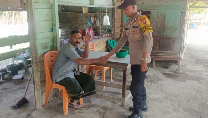 Bhabinkamtibmas Polsek Manyak Payed Gelar Sambang Desa Jelang Pilkada