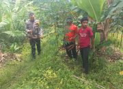 Dukung Ketahanan Pangan, Bhabinkamtibmas Polsek Rantau Selamat Sambangi Petani Ubi Kayu di Aceh Timur