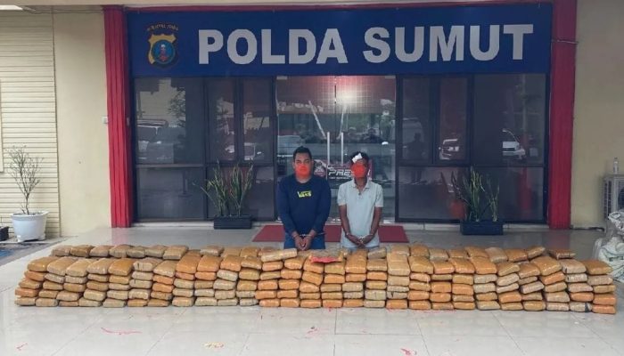 Polda Sumut tangkap terduga pemilik 272 kilogram ganja dari Aceh