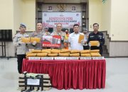 Polres Langsa Amankan 58.850 Gram Ganja, Selamatkan Ribuan Jiwa dari Ancaman Narkoba