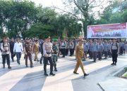 Apel Pergeseran Pasukan Operasi Mantap Praja 2024: Polres Langsa Siap Amankan Pilkada Serentak
