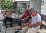 Bhabinkamtibmas Polsek Langsa Lakukan Sambang Desa Antisipasi Kamtibmas