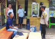 Bhabinkamtibmas Polsek Rantau Selamat Sambangi Warga Desa Alue Seulemak