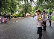 Ciptakan Kelancaran untuk Masyarakat, Polsek Langsa Laksanakan Strong Point Pagi