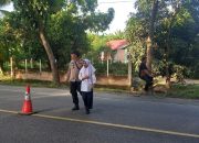 Bhabinkamtibmas Polsek Langsa Timur Laksanakan Giat Gatur dan Sosialisasi Kamtibmas