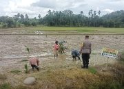 Bhabinkamtibmas Polsek Sungai Raya Motivasi Petani Tingkatkan Ketahanan Pangan