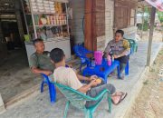 Bhabinkamtibmas Polsek Rantau Selamat Sambangi Warga untuk Ciptakan Situasi Kondusif