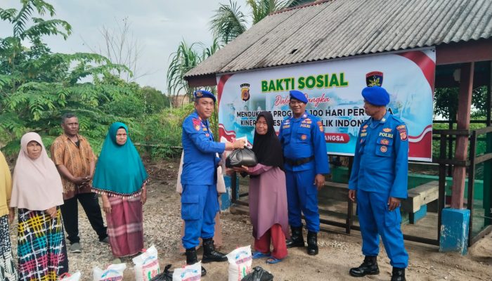 Aksi Peduli Polairud Langsa: Ringankan Beban Warga Pesisir