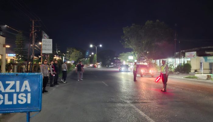 Polres Langsa Gelar Razia KRYD, Antisipasi Kriminalitas Jelang Natal dan Tahun Baru