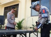 Apel Pengecekan Senjata Api Dinas Polres Langsa untuk Cegah Penyalahgunaan