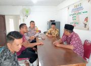 Bhabinkamtibmas Polsek Rantau Selamat Sambangu Warga Desa Binaan