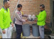 Dukung Ketahanan Pangan, Bhabinkamtibmas Polsek Langsa Timur Berikan Tutorial Budikdamber