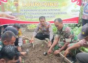 Polsek Langsa Luncurkan Penanaman Serentak Program 1 Pekarangan Pangan Bergizi