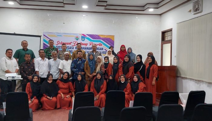 Bhabinkamtibmas dan Babinsa Langsa Kota Sosialisasikan Ketahanan Pangan dan Kamtibmas