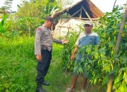 Bhabinkamtibmas Polsek Birem Bayeun Sambangi Pekebun di Desa Aramiyah, Dukung Ketahanan Pangan