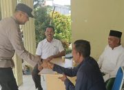Bhabinkamtibmas Polsek Rantau Selamat Jalin Dialog untuk Ciptakan Situasi Kondusif di Desa Simpang Aneuh