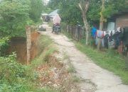 Tanggul Krueng Langsa Kembali Longsor, Warga Diminta Waspada