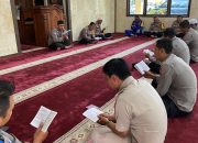 Kegiatan Binrohtal Polres Langsa Perkuat Iman dan Kebersamaan Anggota
