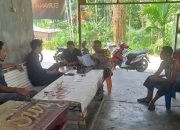 Bhabinkamtibmas Polsek Langsa Timur Jalin Silaturahmi, Perkuat Keamanan di Buket Medang Ara