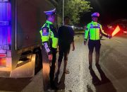 Antisipasi Laka Lantas, Sat Lantas Polres Langsa Gelar Patroli Blue Light
