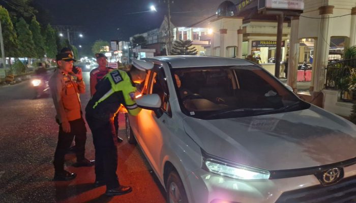Polres Langsa Gelar KRYD, Perketat Keamanan Kota di Malam Hari