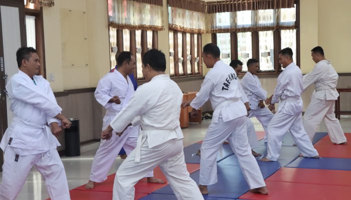 Uji Bela Diri Polri Periode I 2025 di Polres Langsa Berjalan Lancar
