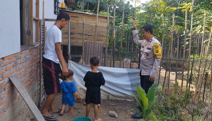 Bhabinkamtibmas Polsek Langsa Timur Perkuat Kamtibmas dan Pelayanan Publik di Gampong Meurandeh