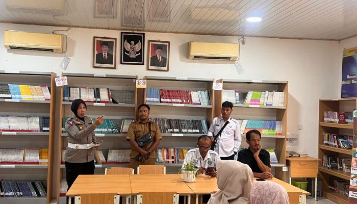Polantas Langsa Ajak Guru SMKN 1 Jadi Pelopor Keselamatan Berlalu Lintas