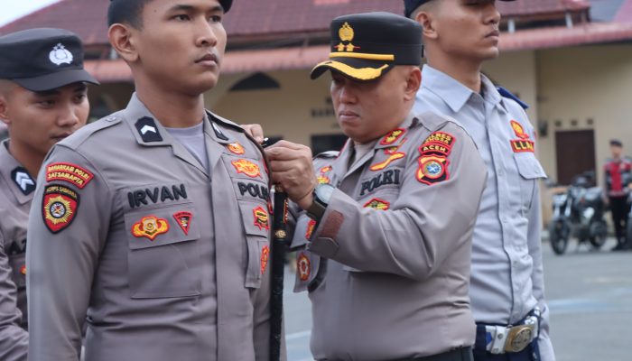Kapolres Langsa Pimpin Apel Operasi Ketupat Seulawah 2025, Pastikan Kesiapan Pengamanan Mudik