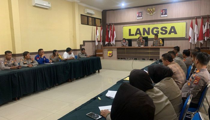 Wakapolres Langsa Pimpin Pelatihan Komunikasi Publik bagi Personel Polres Langsa