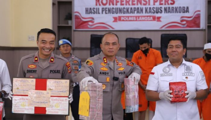 Uang Haram Miliaran Terlacak! Polres Langsa Ungkap Hasil Kejahatan Narkoba