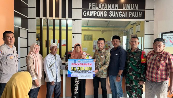 Penyaluran BLT-DD Periode Januari-Maret 2025 di Gampong Sungai Pauh Langsa Barat