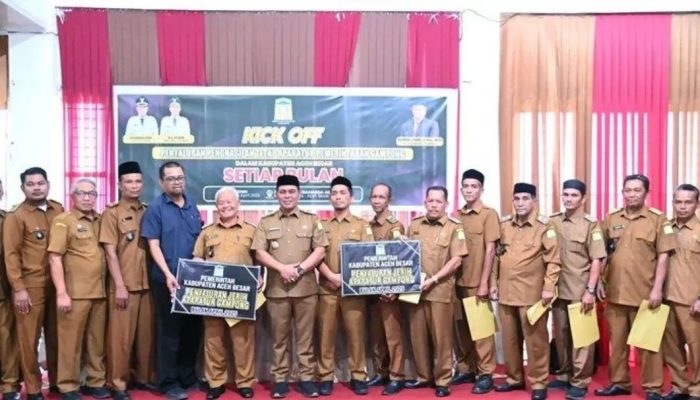 ALHAMDULILLAH, Sekarang Para Keuchik di Aceh Besar Bisa Terima Gaji Setiap Bulan