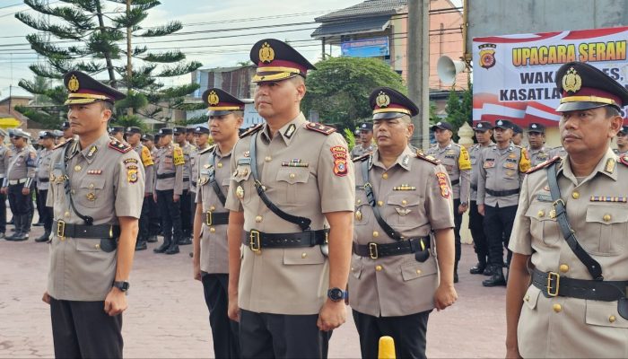 Kapolres Langsa Pimpin Sertijab Pejabat Utama