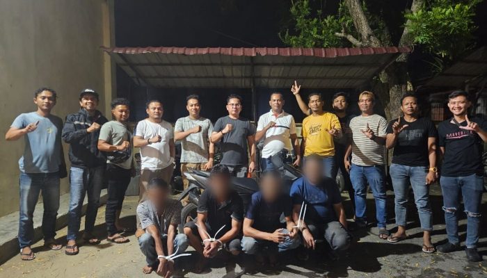 Pemberantasan Kejahatan Jalanan dan Premanisme, Satreskrim Polres Langsa Ungkap Sindikat Curanmor, Empat Tersangka Diamankan