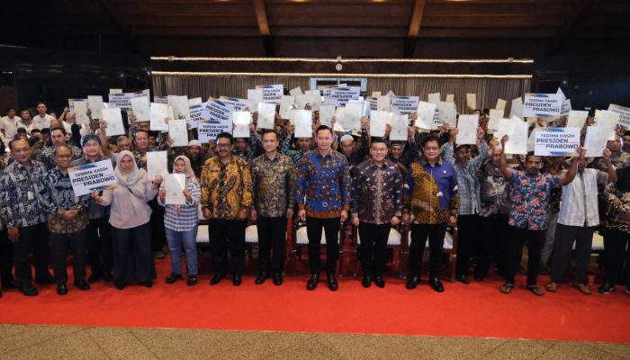 AHY: Tanpa Kepastian Tanah, Pembangunan Mustahil