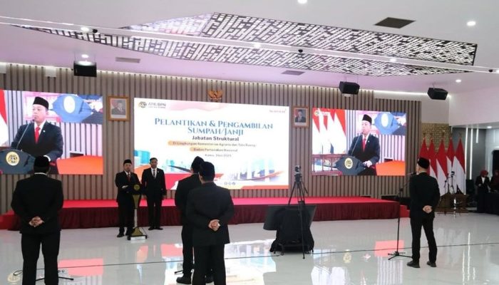 ATR/BPN Lantik 79 Pejabat Struktural, Nusron Wahid Dorong Sistem Karier Berbasis Meritokrasi