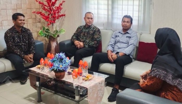 Kepala Kantor Pertanahan Kota Langsa Jalin Silaturahmi ke Mahkamah Syar’iyah